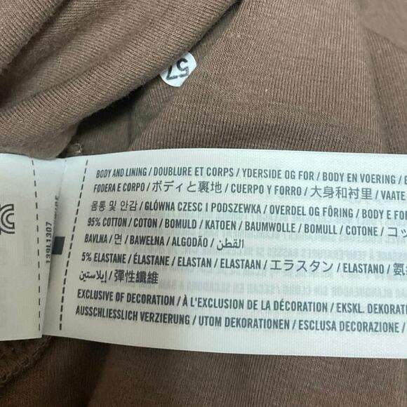 Abercrombie & Fitch Brown Sleeveless Square Neck Cami Camisole Tank Top Size M - Picture 4 of 4